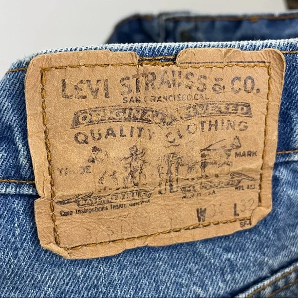 FREE HOOVER VINTAGE REPURPOSED LEVI’S JEANS - Picture 5 of 10